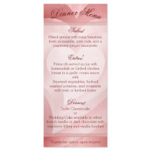 Menu Corações Vermelhas em Camadas