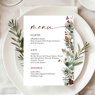 Menu Coroa de Arco Vermelho Caprichoso de Natal Festa d