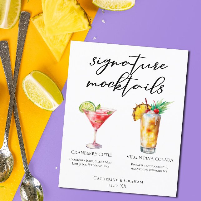 Menu Cranberry Cutie Piña Colada Mocktail (Criador carregado)