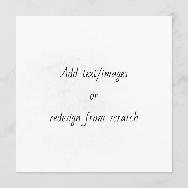 Menu Crie o Seu Próprio (Frente)