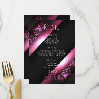Menu Crie o Seu Próprio - Cantos Rosa Ousado