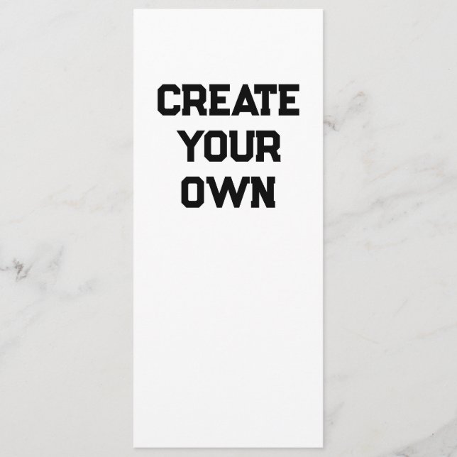 Menu Crie seu (Frente)