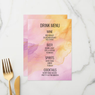 Menu Crie seu próprio - Bebida em Segundo Plano de Aqua