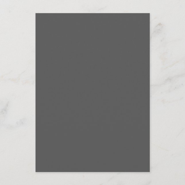 Menu Crie seu próprio design personalizado cinza escuro (Frente)