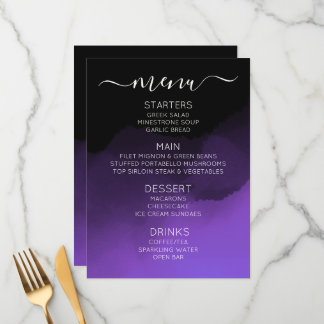 Menu Crie seu próprio Ombré escuro colorido personaliza