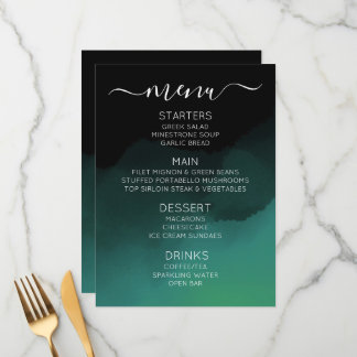 Menu Crie seu próprio Ombré escuro colorido personaliza