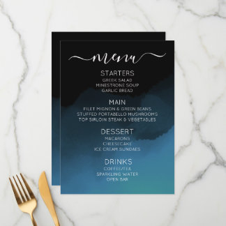 Menu Crie seu próprio Ombré escuro colorido personaliza