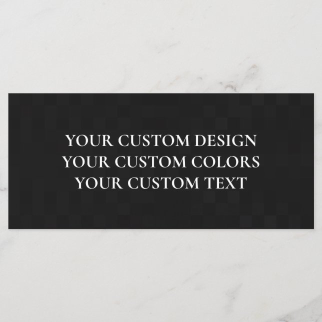 Menu Crie seu próprio personalizado (Frente)