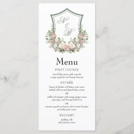Menu Crista Floral Rosa