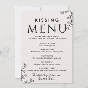 Menu de Briso da Tipografia Floral
