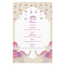 Menu de Casamento da Legança Indiana