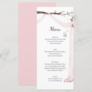 Menu de Casamento da Ramo de Árvore de Violência