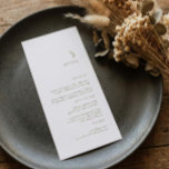 Menu de Casamento de Branqueamento Dourado Branco<br><div class="desc">Este é o moderno menu de casamento de ouro branco,  que irá adicionar um toque de elegância à sua decoração de Festa de casamento. Todo texto é editável,  basta clicar em 'Personalizar este modelo. Itens correspondentes,  como cartões de lugar,  números de mesas e sinais de casamento também estão disponíveis.</div>