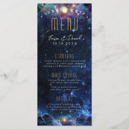 Menu de Casamento de Fase da Lua Celestial