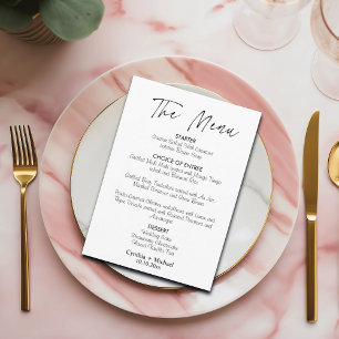 Menu de Casamento de Script Simples