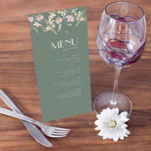 Menu de Casamento Deco de Selvagem