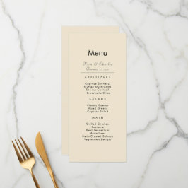 Menu de casamento do Código Qr Personalizado de Fo