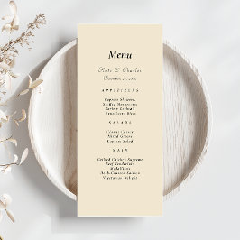Menu de casamento do Código Qr Personalizado de Fo