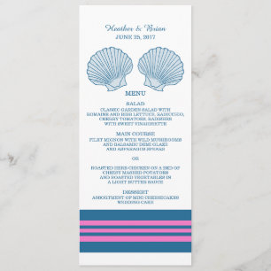Menu de Casamento Náutico dos Capacetes Náuticos C