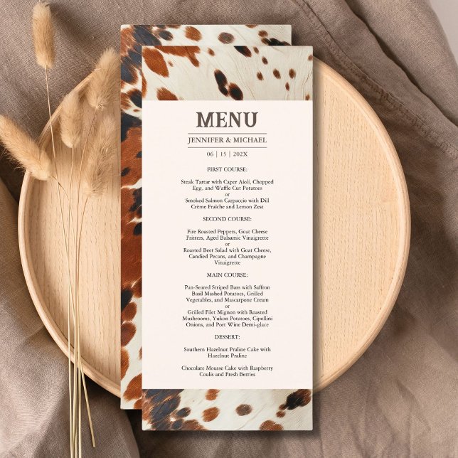 Menu de Casamento Ocidental (Criador carregado)
