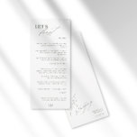 Menu de Casamento Verde da Caligrafia Moderna do B<br><div class="desc">Um novo design de cardápio minimalista. Apresentando uma caligrafia moderna combinada com uma tipografia serif clássica para um olhar chic. . Esta design em sábio verde é excelente para um casamento rústico, de verão, de outono, primavera ou ao ar livre. Se precisar de ajuda ou se tiver perguntas, entre em...</div>