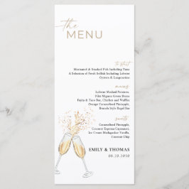 Menu de Chá de Noiva Boho