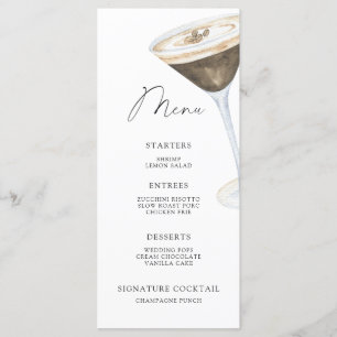 Menu de chá de panela Amor está fervendo