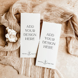Menu de Comida de Casamento 4x9" ou Design persona