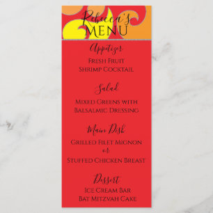 Menu de Comida do estilo do Bar do Design do BM Ba