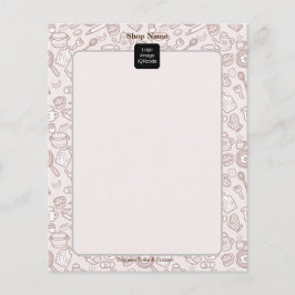 Menu de cozinha giro marrom