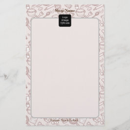 Menu de cozinha giro marrom