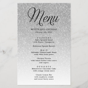 Menu de Grupo de Cabeçalho do Script de Glitter d