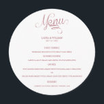 Menu De Janto De Casamentos De Caligrafia<br><div class="desc">Cartão de Menu de Janto para Caligrafia Dourada para Caligrafia design,  moderno e elegante,  para Placa,  que pode ser personalizado com seu texto. Veja a Design de Arte Gráfica para outros produtos que combinam com este design!</div>