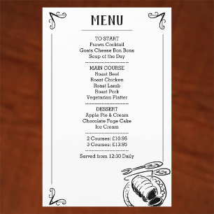 Menu de Janto Especial com Imagem