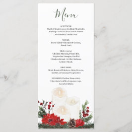 Menu de Natal do Winter Greenery