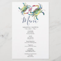 Menu de Orçamento Costeiro do Caranguejo Azul-Cria