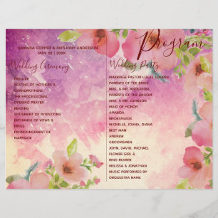 menu de programa tudo em um detalhes folheto