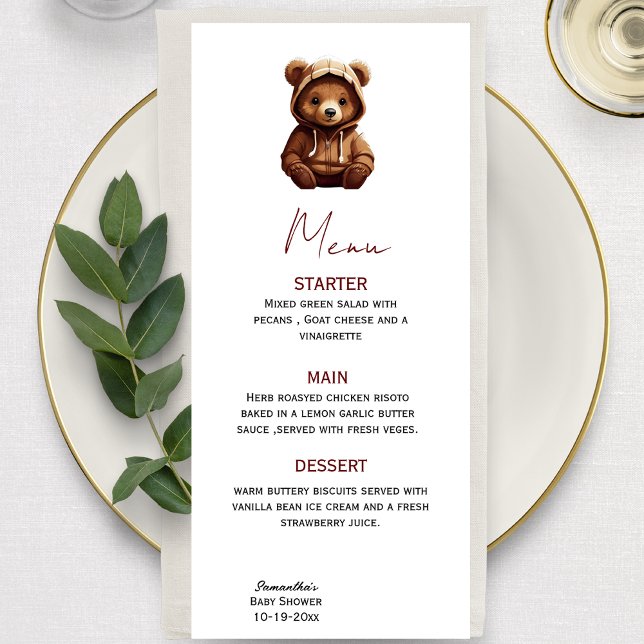 Menu de Ruptura Mínima de Foto do Bear y Bear (Criador carregado)