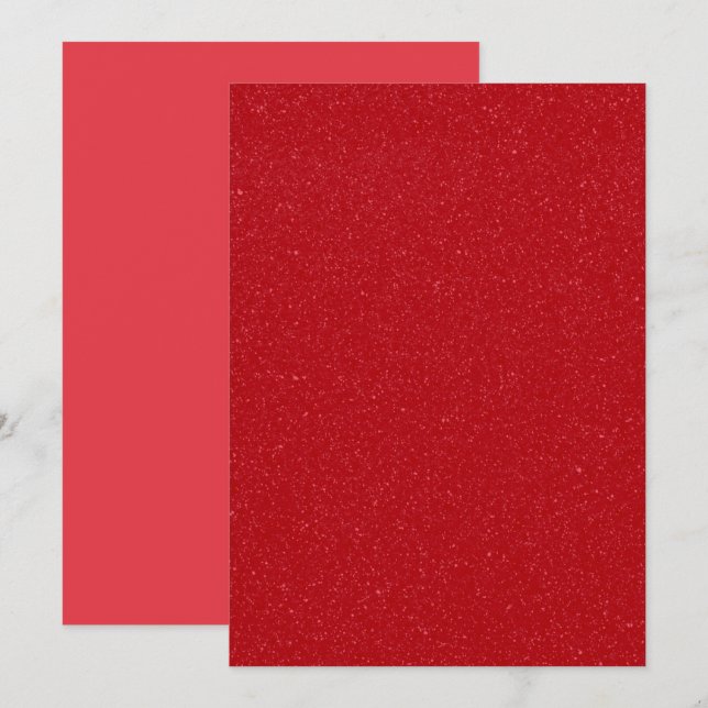 Menu de Textura de Ruído Vermelho Tomate Espelhant (Frente/Verso)