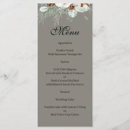 Menu de Verduras Nevadas