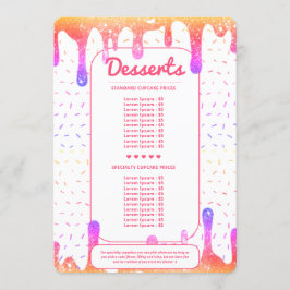 Menu Decorador Holográfico Moderno para Criadores