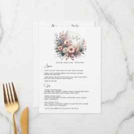 Menu Delicar Arco Floral de Pastel Blooms