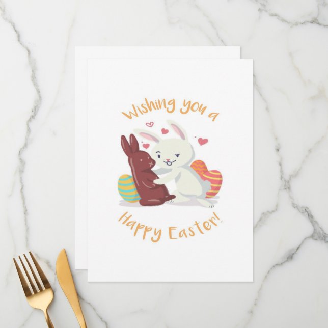 Menu Desejo-Te Um Felz pascoa! (Frente/Verso In Situ)