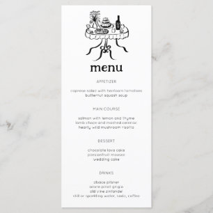 Menu Desenho moderno de porta de Mesa de buffet Whimsic
