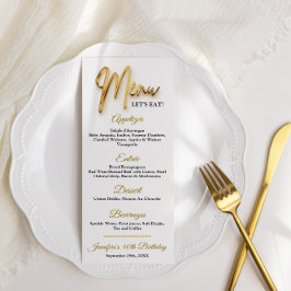 Menu - Design Minimalista Tex Gold 3d