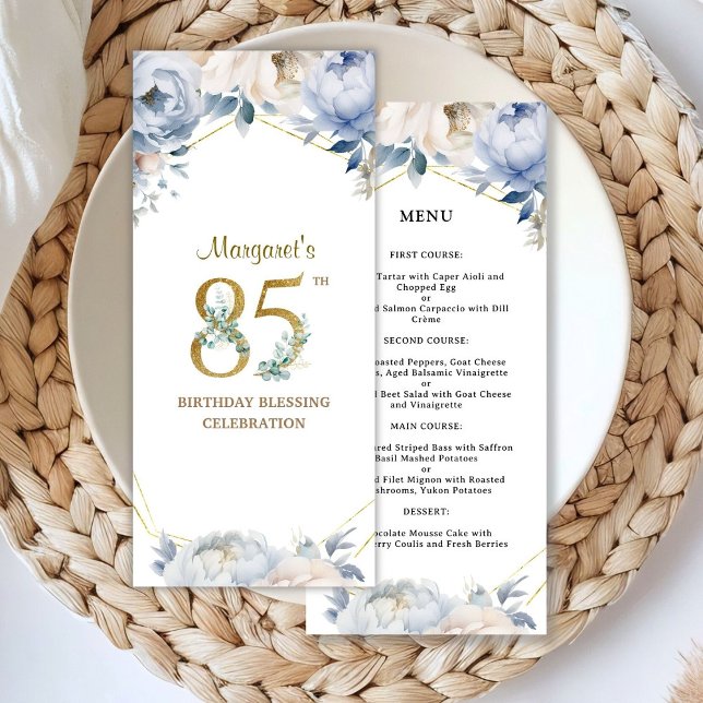 Menu do 85º Aniversário (Criador carregado)