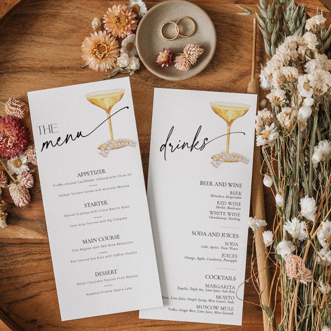 Menu do Bar Brunal Neutro Prosecco (Criador carregado)