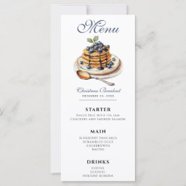 Menu do Café da Blueberry Pancakes