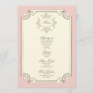 menu do casamento {do vintage}