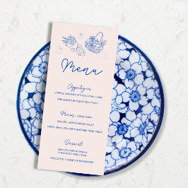 Menu Do Chá de panela Desenho Da Mão Do Mercado